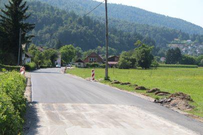 OBNOVLJEN ODSEK CESTE ČEZ DRAŽICO 1